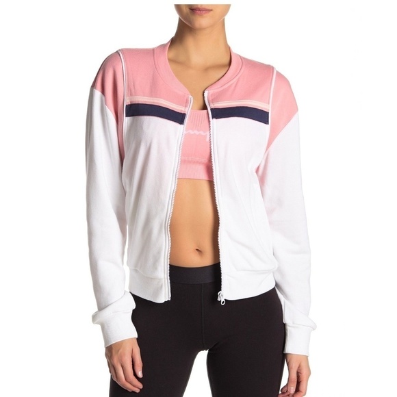 New Women's Champion Full Zip Up Jacket Warm Up Jacket Size Large - Picture 1 of 13